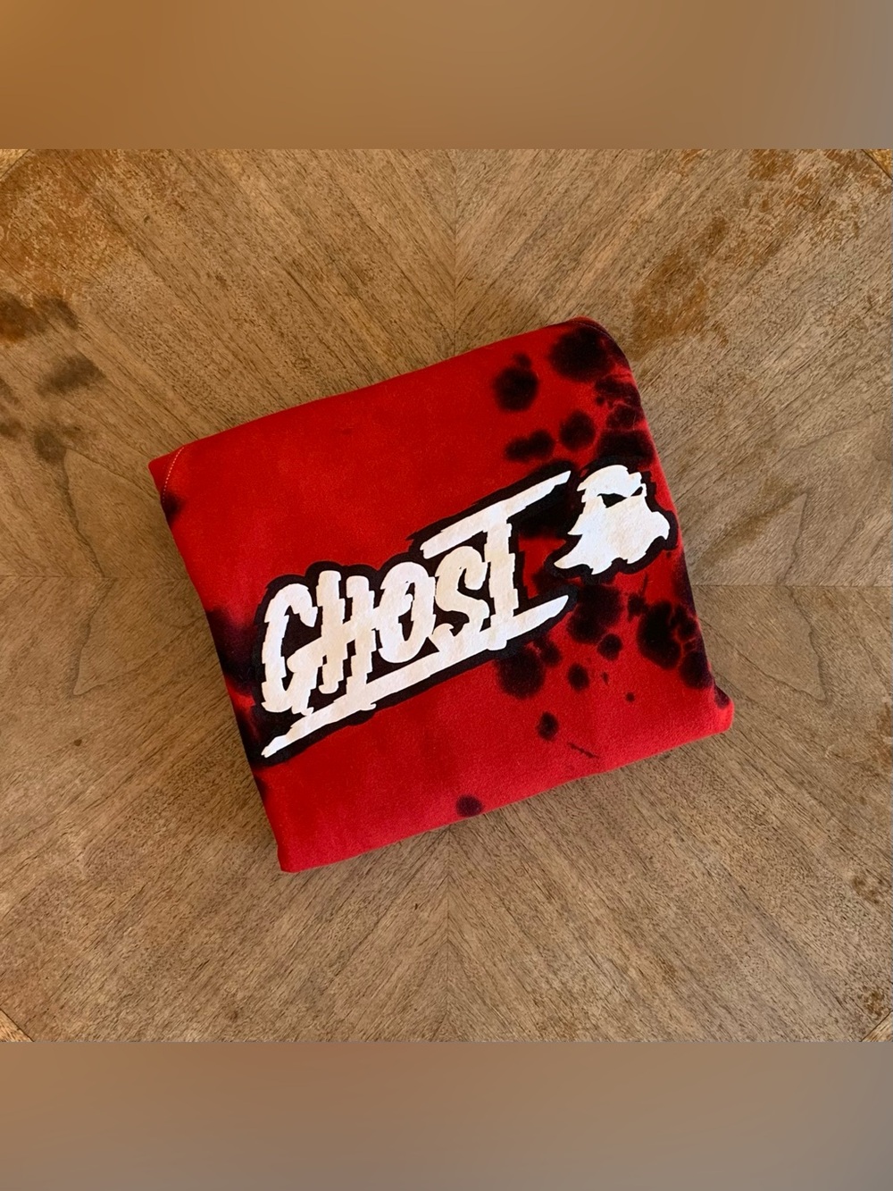 Ghost Red Glitch Hoodie